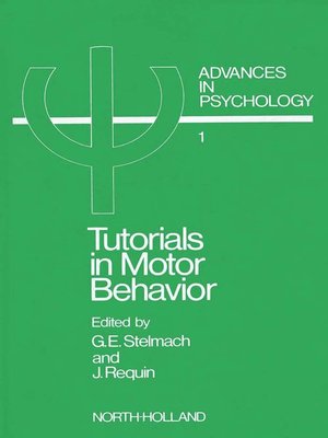 cover image of Tutorials in Motor Behavior I